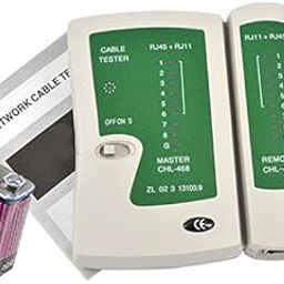 BTSTECH LAN Cable Tester RJ45 and RJ11 Network Cable Tester Telephone Line Detector with 9v Battery-2