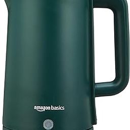 amazon basics 1.5 Liter Cool Touch Electric Kettle|1500 Watt|Stainless Steel Body|Auto Cut-Off|Triple Safety Protection(Green)-2