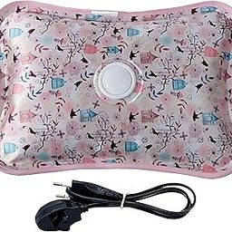 THE QOOKLY Electric Hot Water Bag | Hot Water Bottle | Heating pad | Hot Gel Bag | Hot Pack | Heat Pouch | Heating Bag | Warmer Bag for pain relief in shoulder, back, neck and full body (Multicolor and Multi design)-0117-image-14