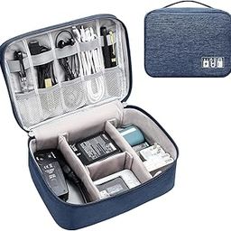 QUEDOZ Multicolor Electronics Organizer Travel Cable Organizer Bag Waterproof Portable Digital Storage Bag Electronic Accessories Case-picture-15