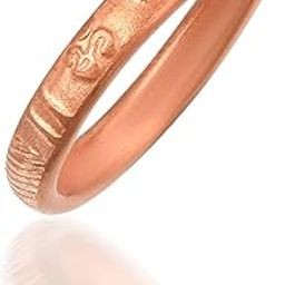 Hand Forged Pure Copper Om Namah Shivay (ओम नमः शिवाय) Engraved Adjustable Free Size Finger Ring Fashion Jewellery For Men And Women-image-62