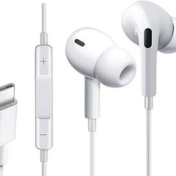 GZTouch Shot'-C PRO Type C Wired Earphone with Powerful HD Mic for Clear Sound, in-Line Volume Controller & Noise Cancellation Compatible with All Android & iOS Devices with CType Jack(White)-image-10