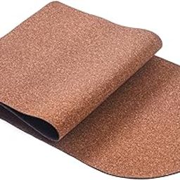 Orae Sequence Cork Yoga Mat - Free Bag Included | Premium Mat with Aesthetic Design for Yoga, Pilates | Non-Slip Grip, Anti-Skid on Floor, 5.5mm Thick Cushion for Joints Support | Yogi Approved-image-86
