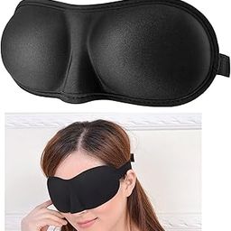 Silk 3D Sleep Mask For Privacy-Never Broken- (Any Machine Washable) Eye Mask For Sleeping Locking Light 100%- Blindfold Airplane Mask- Night Blinder Eyeshade For Men Women (Black)-picture-54