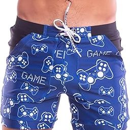 Men Swimwear Swimsuits Swim Brief Trunks Bikini Bathing Suits Square Cut-image-58