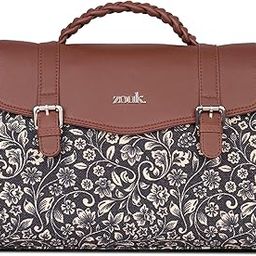 Women's Konkona Heritage Satchel Bag | Jute | Vegan Leather Handcrafted With Detachable Sling Strap-26