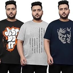 West Gate Clothing Plus Size T-Shirt for Men | Cotton Mens Tshirt XL,2XL,3XL,4XL,5XL | Travel,Gym,Sleeping T-Shirt | Mens T-Shirt Combo Pack of 3-image-79