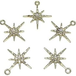 Bhavya Optic Star Pendant Charms For Key Chain Earring Necklaces Bracelet 5 Pcs-picture-40