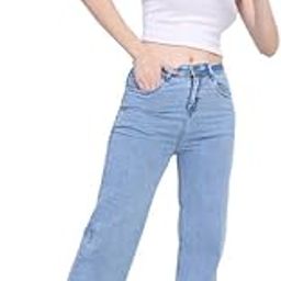 Women's Straight Fit Denim Jeans - Classic and Comfortable Casual Wear-image-26