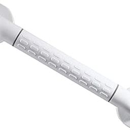 BATH GURU Heavy Duty High Grade ABS Grab Bar Safety Rail Handle for Senior Citizen Wall Mounted Grab Bar for Toilet Bathroom Bathtub (15 INCH White)-image-59