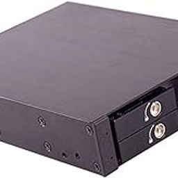 CALANDIS Dual Bay 2.5" SATA HDD/SSD Tray Mobile Rack Parts for 3.5" Floppy Drive of PC-2