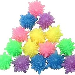 Divayanshi Laundry Balls for Washing Machine | Reusable Eco-Friendly Fabric Softener Dryer Balls | Reduces Lint & Wrinkles | Non-Toxic Cleaning Ball for Clothes, Plant use, Pets – Pack of 15-24