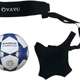 VAYU Football Belt (Kick Trainer) with Football (Size 5) - Solo Soccer Training Aid Control Skills, Hands- Free and Adjustable Waist Belt-image-6