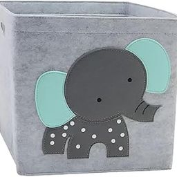 Schmick Cute Design Kids Storage Organizer Box for Toys, Clothes and More - Foldable Kids Storage Box Organizer (Elephant)-picture-25