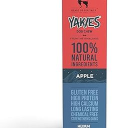 HUFT Yakies 100% Natural & Vegetarian Apple Chew Bone for Dogs (M - 55gm)-picture-12