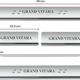 NEXTA Door Sill/Foot Step Stainless Steel Plates With Grand Vitara (Set Of 4 Pcs)-19