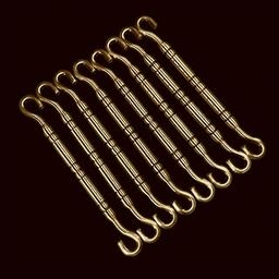 Kkriya Home Decor HI-Grade Quality Life TIME WARRENTY, Extension Rod for Swing Hammock Patio. Antique Finish Pure Stainless Steel Brass 16MM Rod with Capacity of 1000KG. (Swing Rod, 4, Piece)-image-48
