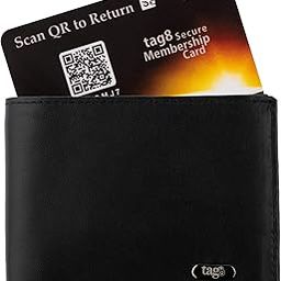 Genuine Leather Men's Wallet Finder (Black) - RFID Blocking Card Holder for Men with Global Track and Trace Solution - 4 Card Slots, 2 Cash & Hidden Pockets & 1 Coin Pocket-picture-44