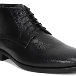 teakwood leathers Men Formal Derby Boots Classic Lace-Up Leather Dress Shoes with Cushioned Insole & Grip Outsole, Polished Finish, Office & Wedding Footwear | T_SH_TW_34_P-picture-22