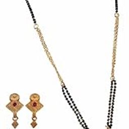Designer Long Mangalsutra Necklace for Women, Traditional Indian Jewellery-image-4
