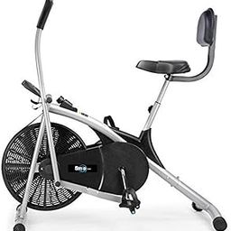 Smile Fitness SF02CM Upright Air Bike Exercise Cycle with Dual Moving Arms for Home Gym Cardio Full Body Weight Loss Workout with Back Support - Free Installation Support Through Video & Call-picture-30