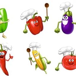 Sticker Studio PVC Vinyl Kitchen Organic Fresh Vegetable Wall Art Decal | Multicolor Sticker for Kitchen, Hall & Living Room | Standard Size (Pack of 1)-image-92