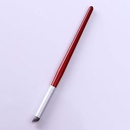 NAILWIND ombre brush for nail art, Nail Ombre Gradient Brush With Red Wooden Handle Nail Drawing Brush Uv Gel Design Builder Painting Pen 1 Pcs-35