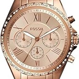 Fossil Modern Courier Stainless Steel Analog Women's Watch BQ3377 (Rose Gold Dial Rose Gold Colored Strap)-image-23