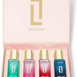Lavie Luxe Luxury Woman Eau De Parfum Portable Gift Set 80 ml | Perfume for Women with scents Lily, Sweet, Mandarin Orange & Bergamot Top notes-picture-17
