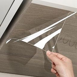 Transparent Protective Film, Self Adhesive Sheet for Kitchen-Furniture, Counter-Walls Protection| Oil Proof Contact Paper Transparent Peel & Stick Cover Wallpaper (31 x 400 cm, 4-M)-image-74