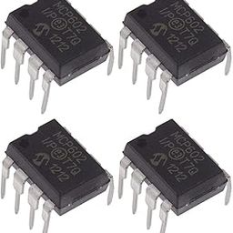 (4 pc) Pro3D MCP602-I/SN Operational Amplifier, Dual, 2 Amplifier, 2.8 MHz, 2.3 V/Îœs, 2.7V To 5.5V, DIP IC, 8 Pins-33