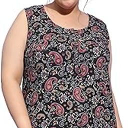 Women's Polyester Plus Size Tropical Print Green & White Top All Over Print 2XL/3XL/4XL/5XL/6XL/7XL/8XL-picture-0