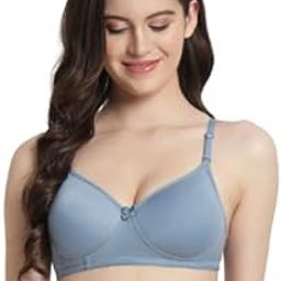 Women's Comfort Wireless Lightly-Padded Bra, Adjustable Straps, Blue-image-37