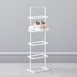 Acrylic Design Art 5-Tier Slim Portable Shoe Rack, Modern, Minimal Shoe Rack, Entryway Organization for Shoes-image-25