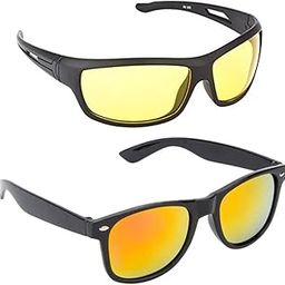 Stylish Casual Plastic Black Polarized Female Sunglasses K-ngt drv wyr blk m orng C_bz-image-49