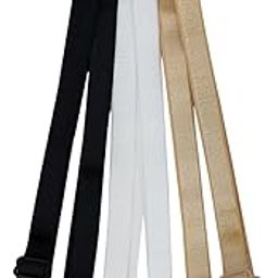 Straps Multicolor Shoulder Bra Strap Replacement 12mm 13mm 14mm 15mm Width Elastic Adjustable Removable (Set Of 3)-image-42