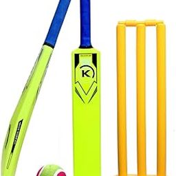 Hyper Kids Hard Plastic Cricket Bat with Wicket Set & 1 Tennis Ball for Kids (Size 5, Age 6-11 Year Old Kids)-image-27