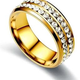 Rings for Men Boys gents girls women Husband gold Rings for Men Thumb Band Finger Rings AD CZ Diamond Stone Stainless Steel Rings for Men Jewellery for Men Anniversary Birthday Gift -165-image-69