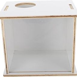 Mipcase Hamster Sand Bath Box Wooden Bathtub for Chinchillas and Pets Easy to Clean Sand Bath Container for Gerbils Mice and Other Critters-image-61