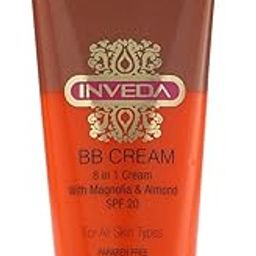 Inveda BB Base Cream for Covering Dark Spots, Fine Lines and Blemishes, Protects from UV Rays with the Goodness of Almond, Avocado, Sunflower Seed Oil and Turmeric, 15ml-34
