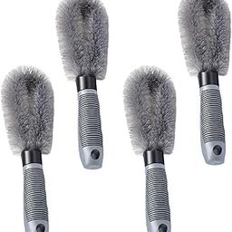 Asryd Car Tire Rim Cleaning Brush Scrubber with Antislip Handle Multi-Functional SUV Tyre Wheel Rim Hub Washing Cleaner 4 Pcs-9