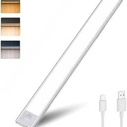 JAHAAN Rechargeable Motion Sensor Led Intelligent Light Ultra Thin Softer Under Counter 40-LED Closet Lighting Battery Operated Wireless Kitchen Under Cabinet Lighting Stick On Night Light (1Pcs)-19