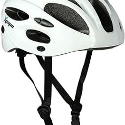 Xcape TrailArmour Cycling Helmet | Adjustable Lightweight Bike Helmet with in-Mould PC Shell, 13 Vents, EPS Liner | Turnfit System (White, M)-20