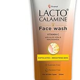 Lacto Calamine Vitamin C Face Wash | Pack of 1 x 100ml | Aloe Vera & Niacinamide Face Wash for Glowing Skin | Facewash that Exfoliates Skin & Reduces Pigmentation | No Parabens, No Sulphates-15