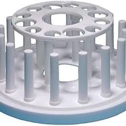 12 Whole Test Tube Stand Round for 19 mm and 25 mm Tubes For Laboratory Polylab (Pack of 1)-4