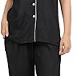 EthnoGlam’s Multicolor Rayon Gown and Pant Set: Plain Dyed Night Suit pattern, Collared Neck, 1/2th sleeves, Relaxed Fit || set for Women and teenage girls (K24-M2)-picture-40