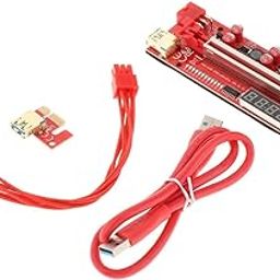UJEAVETTE® Pcie Riser 1X-16X Coin Mining USB 3.0 Cable Stable Connection for Win7 8 10-image-0