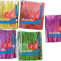 R H Lifestyle Metallic Chocolate Twisters Ribbon Ties Twist Ties. (Random- 800pc- Pack of 1)-image-31