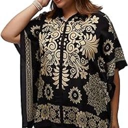 Plus Size Printed Kaftan-6