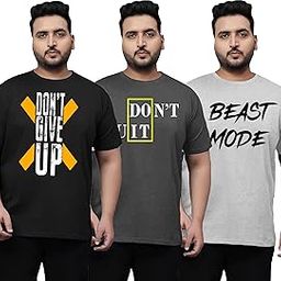 West Gate Clothing Plus Size T-Shirt for Men | Cotton Mens Tshirt 3XL,4XL,5XL (Pack of 3)-image-88